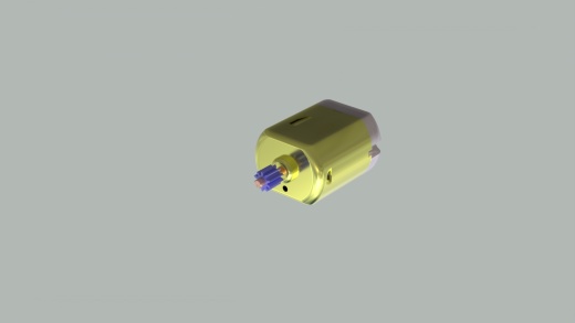 直流电机练习模型3D图纸+Solidworks设计缩略图